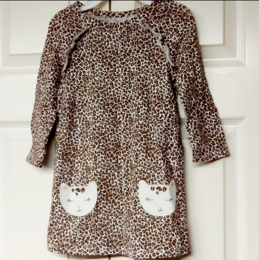 🐆Bonnie Baby Leopard Dress w/ Pockets!🐆